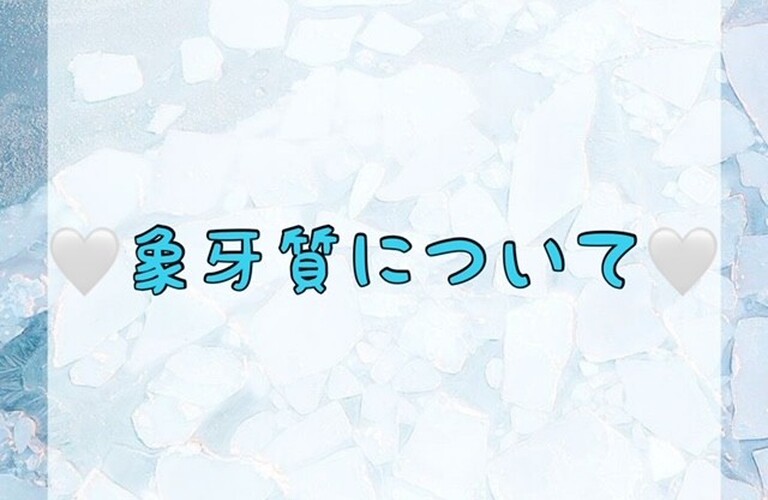【🤍象牙質について🤍】